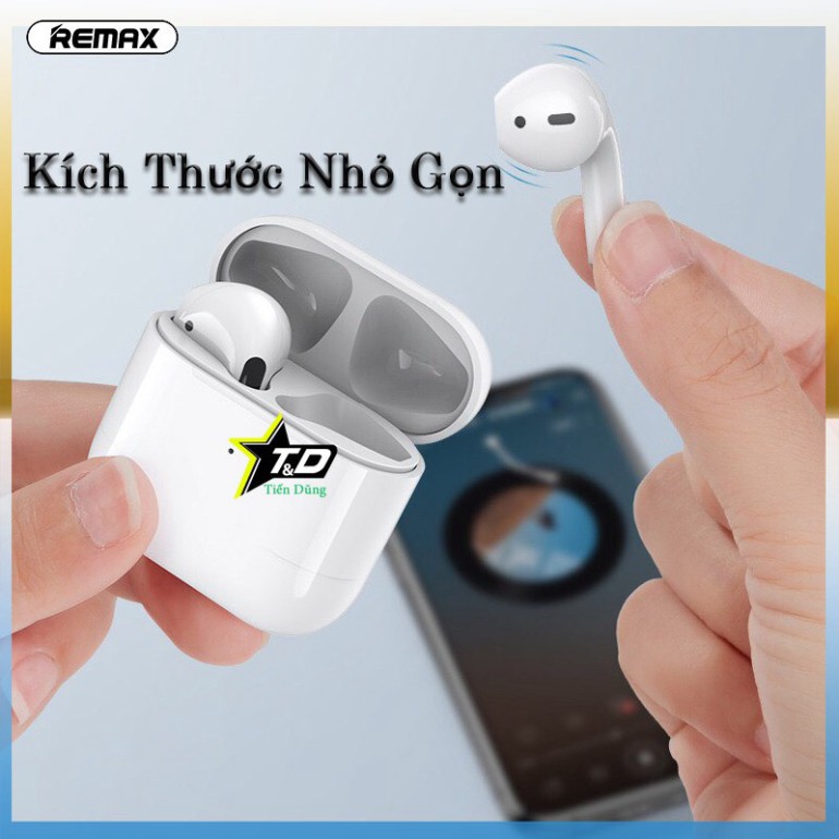 Tai nghe Bluetooth Remax TWS-10 có đốc sạc kèm 2 tai dòng cảm ứng ♥️♥️