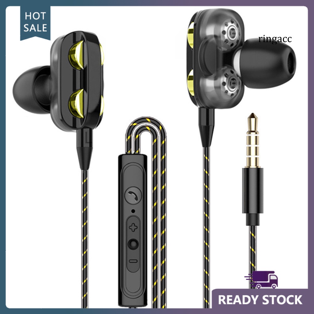 Tai nghe nhét tai có dây âm thanh siêu trầm với micro