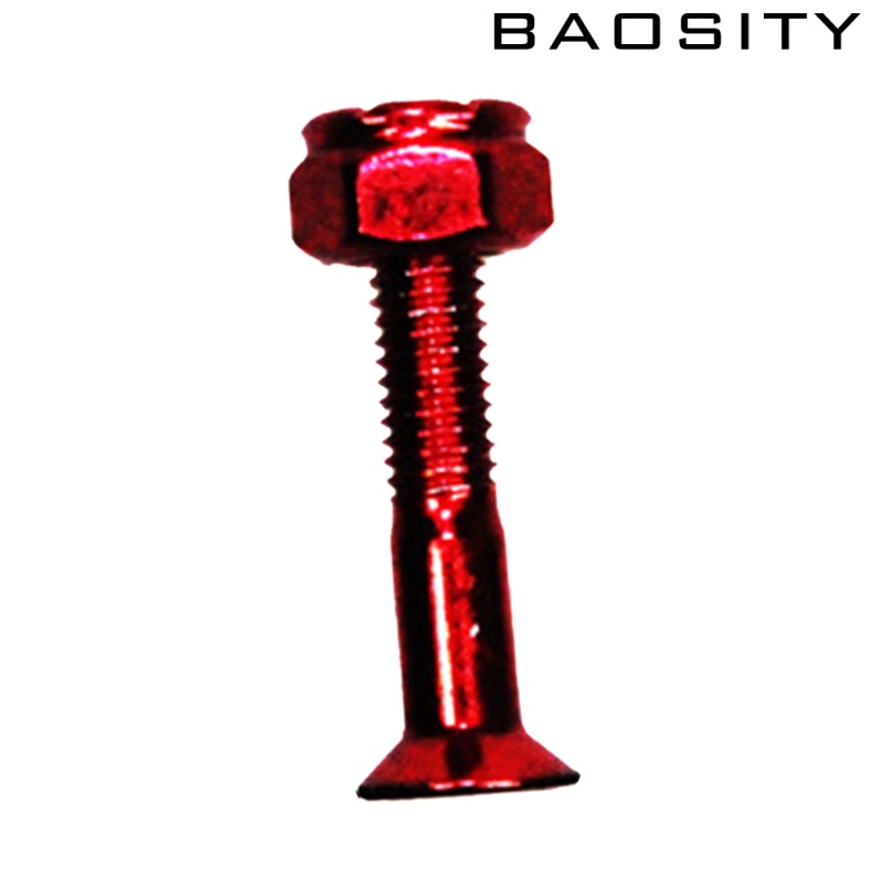 [BAOSITY]Replacement Longboard Skateboard Mounting Hardware Screws Black_35mm_8pcs