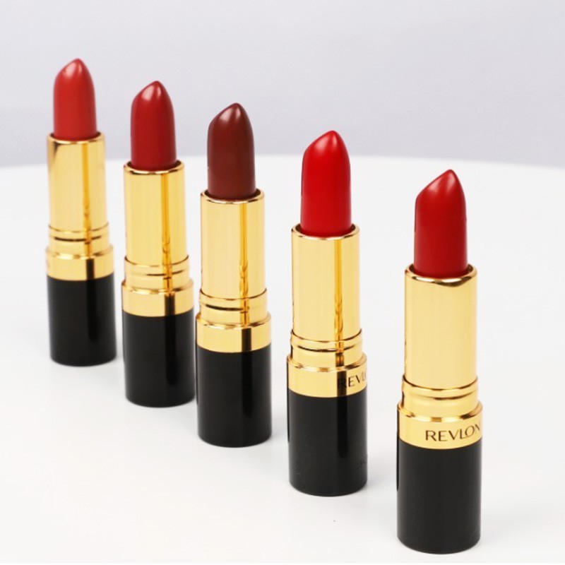 REVLON  Son Môi Siêu LUSTROUS CREME Mỹ 225#Rượu Vang Hoa Hồng 674#San Hô 044#Trần Afair 730#Revon Đỏ