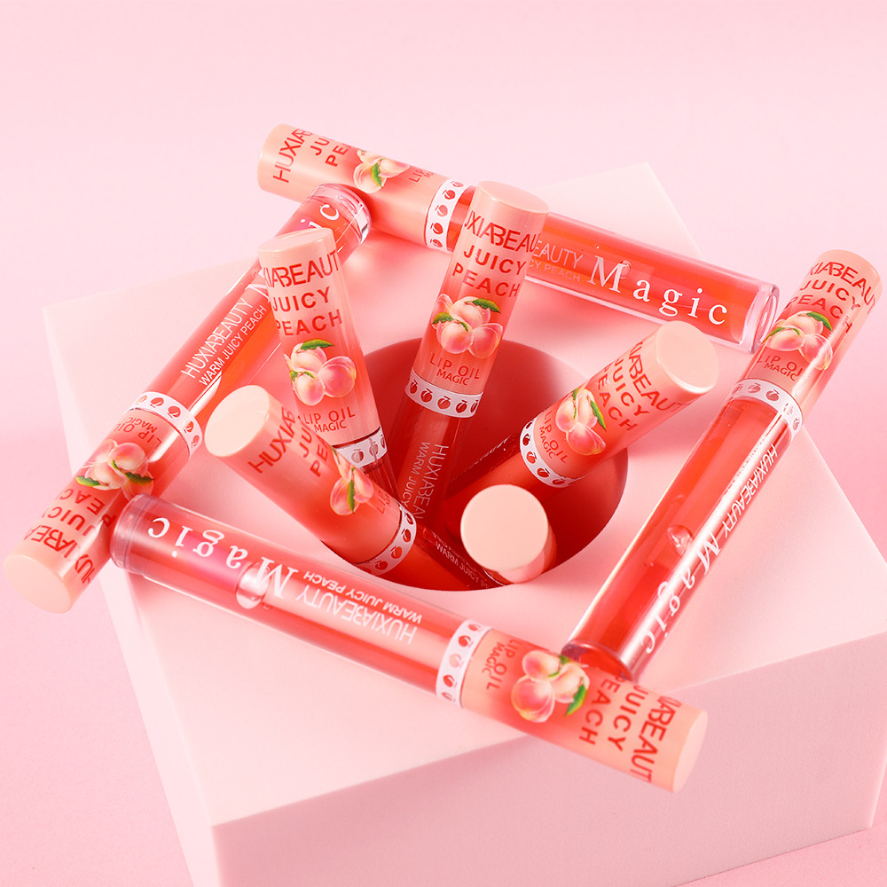 Son kem hương đào dưỡng ẩm/Son lì hương đào trang điểm lâu trôi không dính | BigBuy360 - bigbuy360.vn