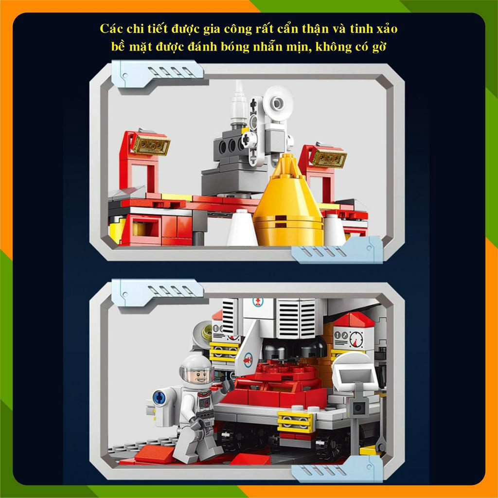 Đồ chơi lắp ghép mô hình 3D cho bé trai - Tàu vũ trụ - Hai biến thể  - Kích thước lớn - 10000+pcs - Sunny
