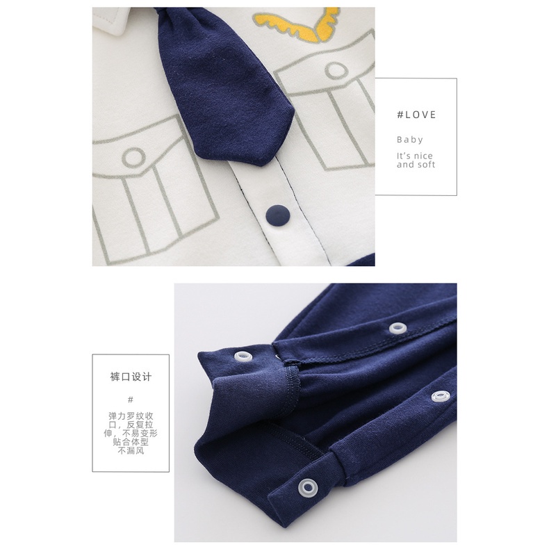 Áo Liền Quần SOFFNY Vải Cotton Dễ Thương Cho Bé