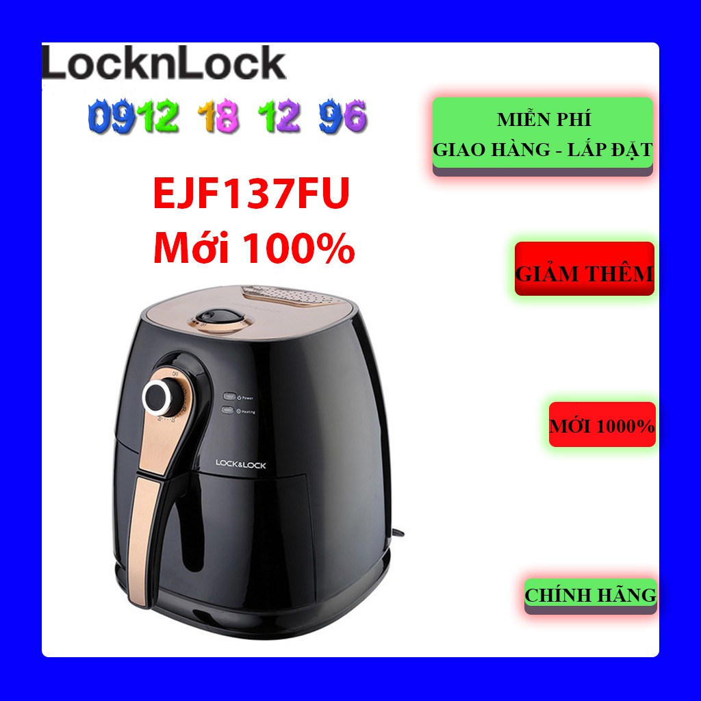 FREESHIP _Nồi chiên không dầu Lock&amp;Lock EJF137FU