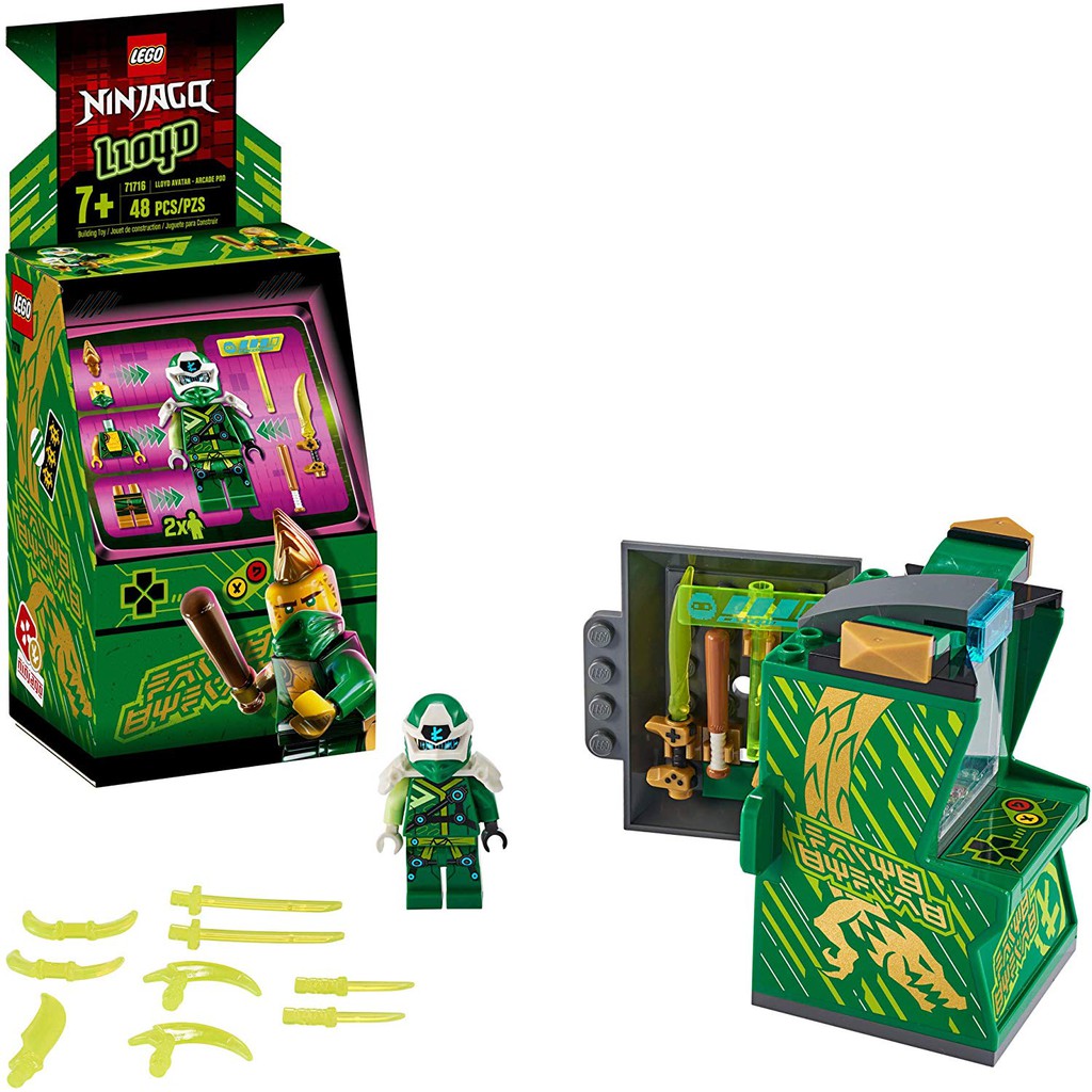 LEGO 2020 CHÍNH HÃNG NINJAGO - LEGO Ninjago Lloyd Avatar - Arcade Pod 2020 set 71716