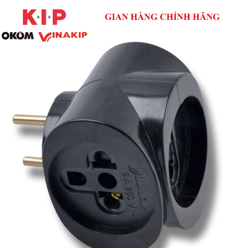 ĐẦU NỐI Ổ CẮM VINAKIP 3 ngả đa năng 6A 250V