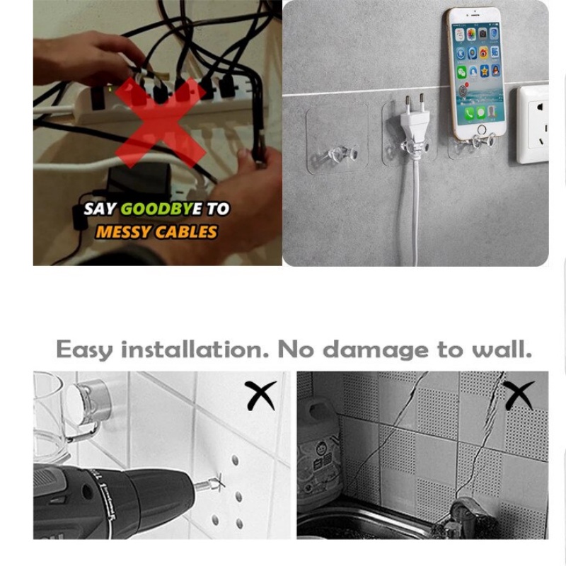 Giá Đỡ Phích Cắm Điện USB Tiện Dụng Cho Gia Đình/Văn Phòng