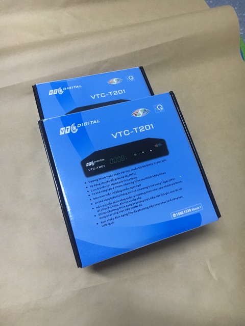 Đầu thu truyền hình mặt đất DVB T 2 (COMBO 2in1 ) - đầu kĩthuậtsố VTC Hd model 201.