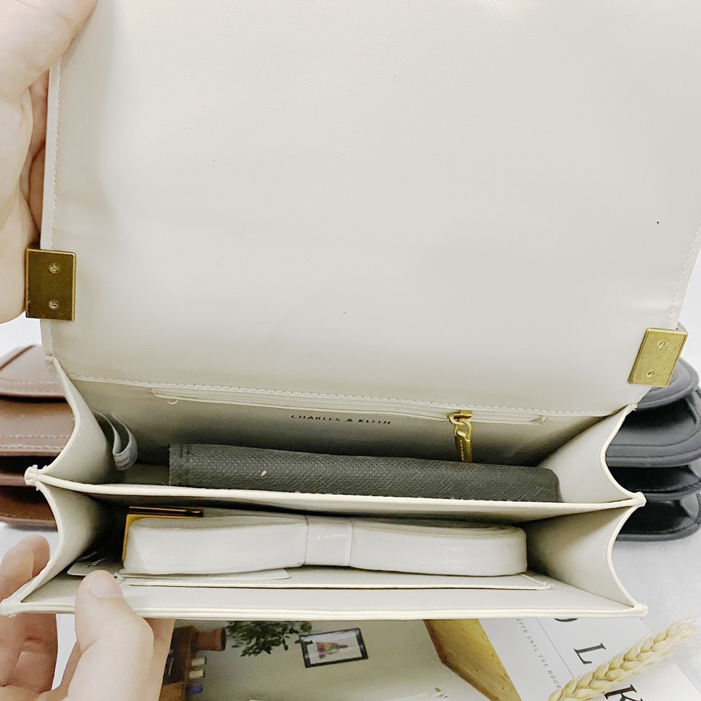 Túi xách đeo chéo JanSi, túi đeo vai kẹp nách basic khoá phím đàn likeaut sz22 -