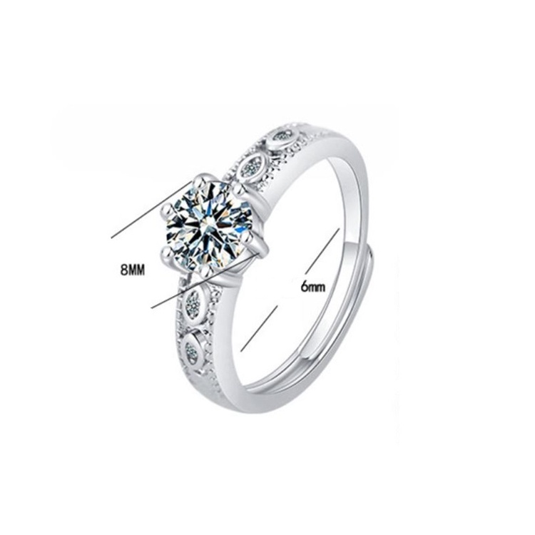 Nhẫn thời trang nữ bạc Ý S925 - N78