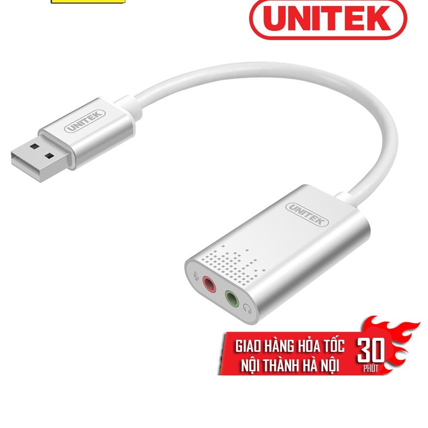 USB Sound âm thanh Y-247 cao cấp - Hàng Chính Hãng Unitek