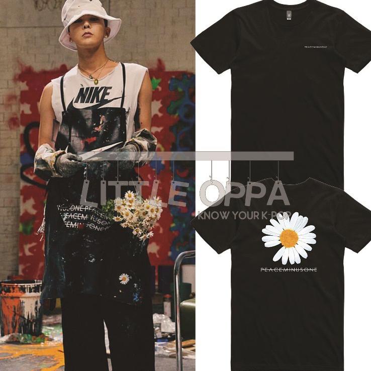 Áo Thun In LOGO Hoa Lớn G-DRAGON PEACEMINUSONE Parnoise Bigbang