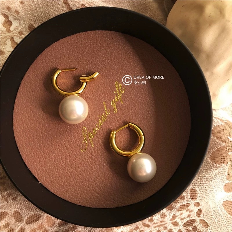 Khuyên tai đính hạt phong cách hàn quốc - Maben