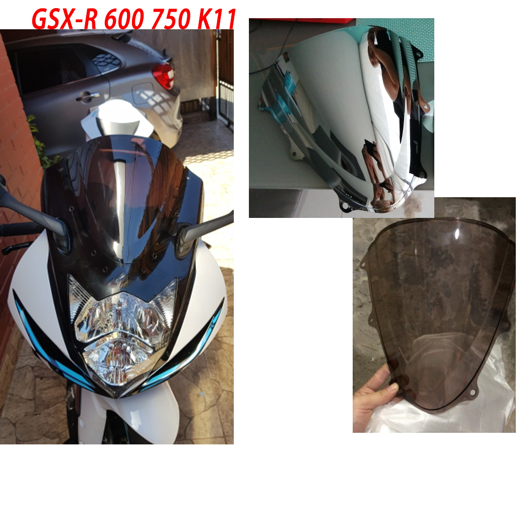 REALZION GSX-R 600 750 K11 Motorcycle Windshield Wind Block Spoiler For Suzuki GSXRK11 2011 2012 2013 2014 2016 2017 2018