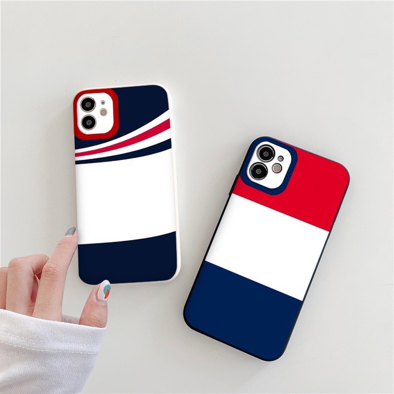 Ốp Lưng iPhone Cạnh Vuông, Lỗ Camera In Viền Camera 3 Màu 7Plus,8Plus,x,xs,xsmax,11,11promax,12,12promax,13,13promax