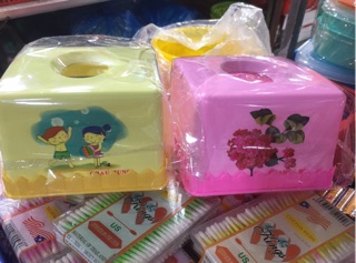 hộp để khăng giấy vuông