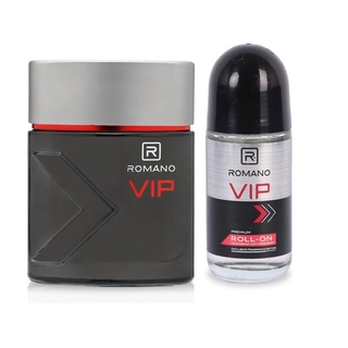 Combo Nước hoa cao cấp Vip 50ml và Lăn khử mùi cao cấp Romano Vip 50ml