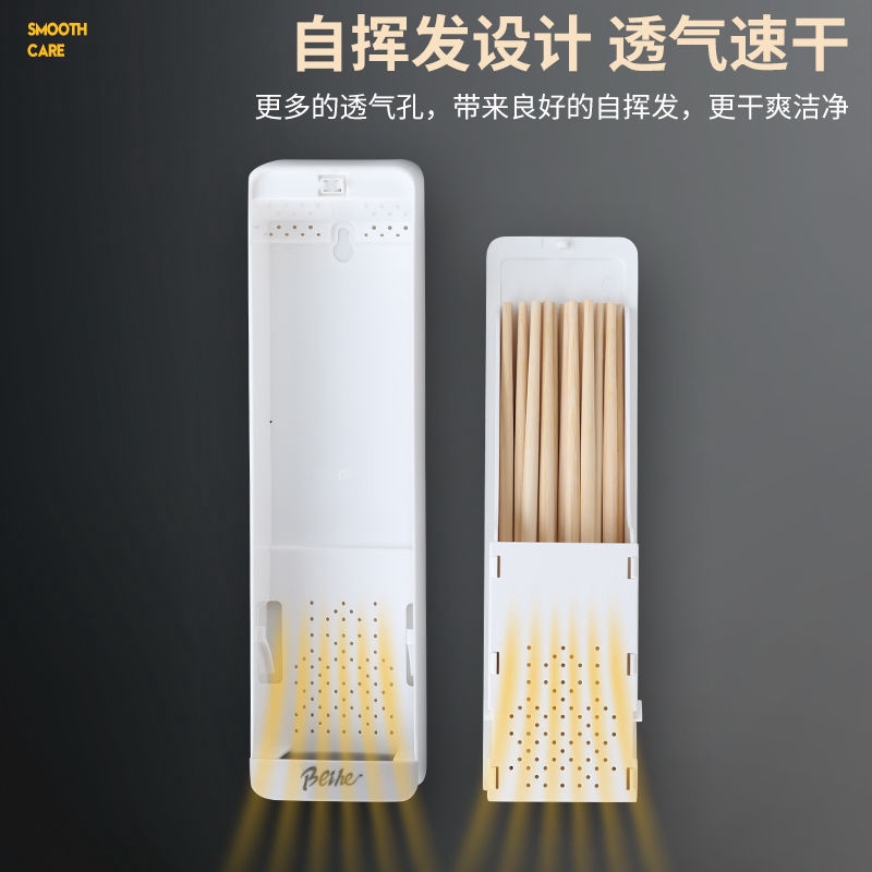 Ống đựng muỗng nĩa gắn tường đơn giản tiện dụng cho nhà bếp