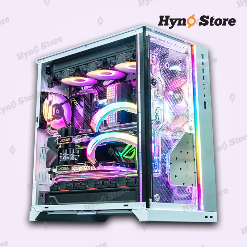 Vỏ case máy tính LIANLI O11 Dynamic XL ROG Certified White Full tower Tản nhiệt nước custom - Hyno Store