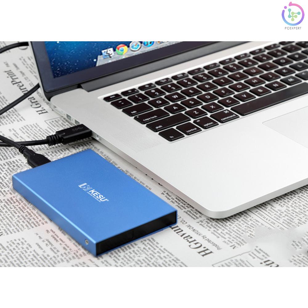 Portable External Hard Drive USB 3.0 HDD External HD Hard Disk for PC/Mac Blue 120G