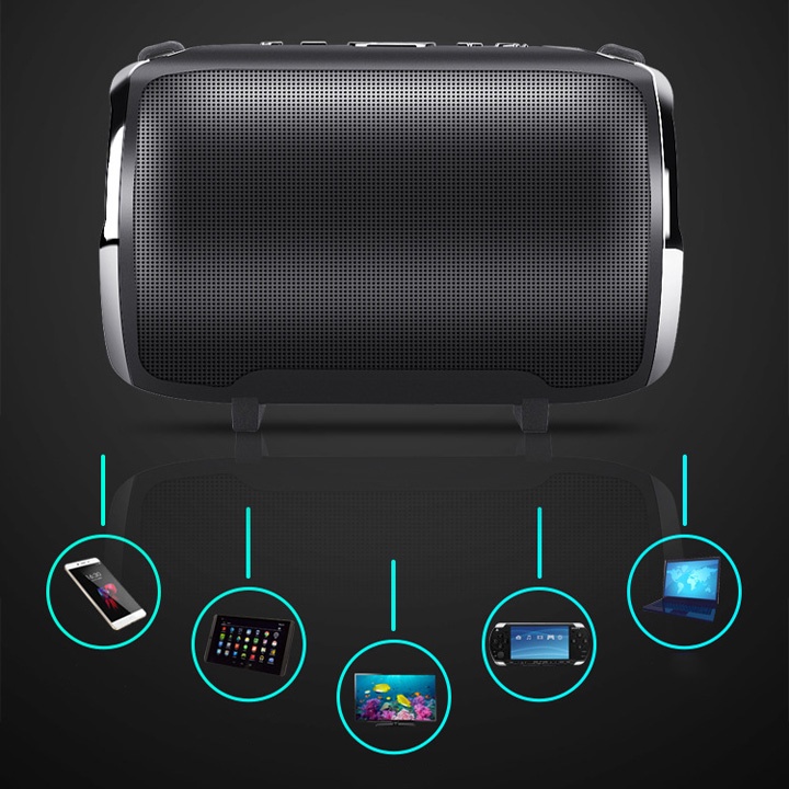 Loa bluetooth di động S518 có dây đeo