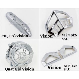 Ốp Trang Trí Xe VISION 2014->2019 Xi Crom