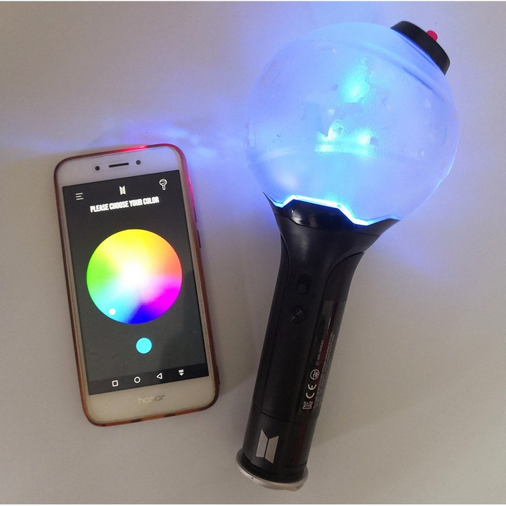 (Bluetooth) Lightstick BTS bomb ver 3 có kết nối Bluetooth