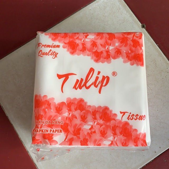 [Mã 267FMCGSALE giảm 8% đơn 500K] Khăn Giấy Vuông Tulip