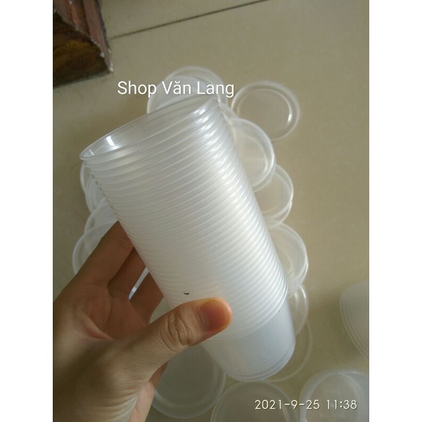 20 Hũ Nhựa Làm Caramen Loại To Hũ Làm Sữa Chua Thạch Rau Câu Có Nắp