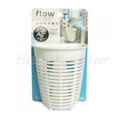 Giá để giẻ rửa bát hình rổ dáng sâu màu trắng
