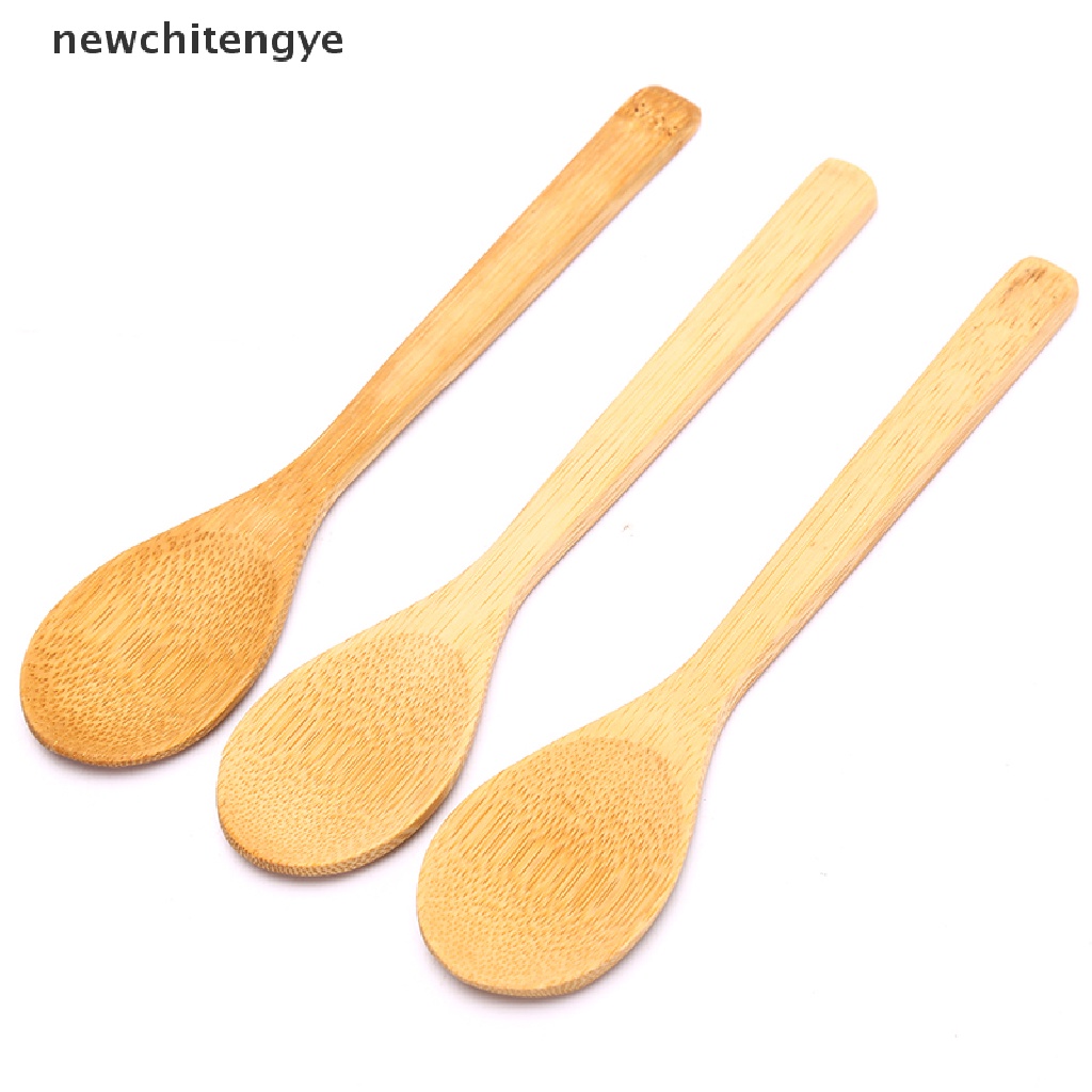 Muỗng Tre Tròn Múc Canh / Cà Phê / Muối Tiện Dụng Cho Nhà Bếp