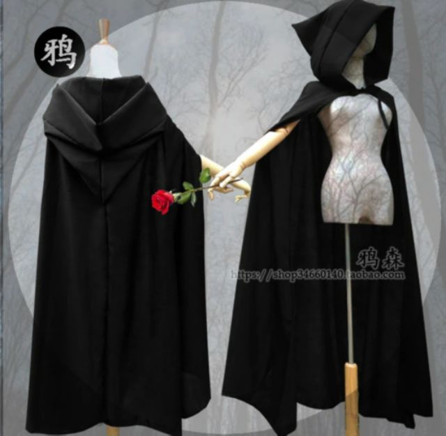Áo Choàng Phù Thuỷ Hoá Trang Halloween