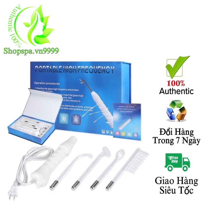 Máy Điện Tím Sát Khuẩn,  Kháng Viêm, Làm Se Đầu Mụn Cầm Tay