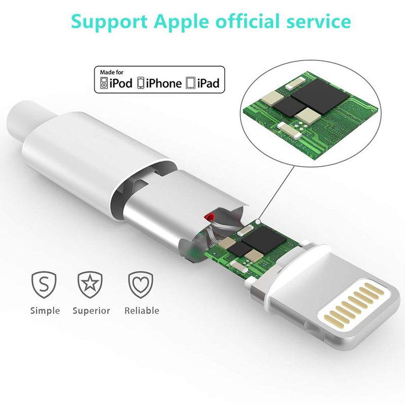 Cáp Sạc/Cốc Sạc Suntaiho Giao Diện Lightning USB Cho Ipad I6 Ix 7plus Dài 1m 1.5m 2m 3m Chất Lượng Cao