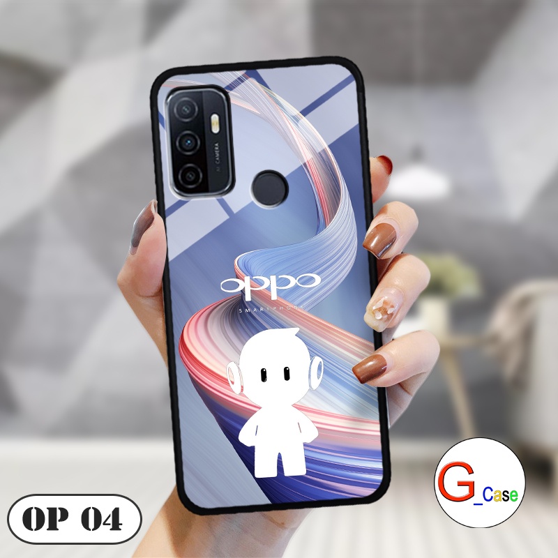 Ốp lưng kính 3D OPPO A53