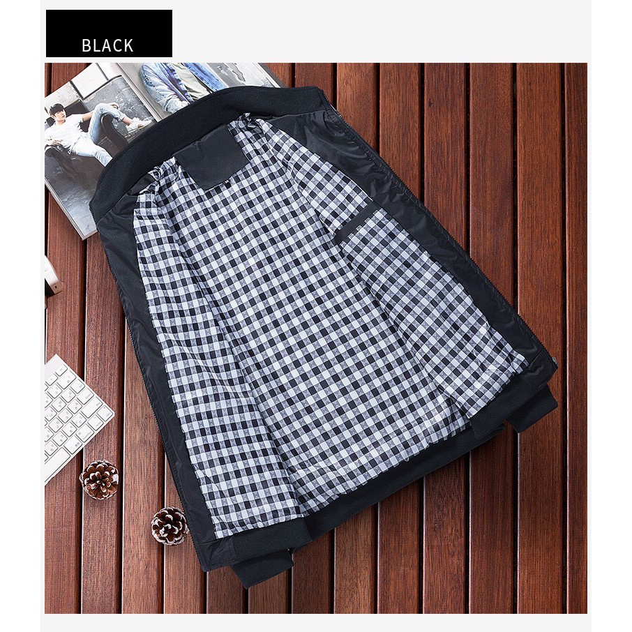 Áo Khoác Dù Dày Caro Nam | BigBuy360 - bigbuy360.vn