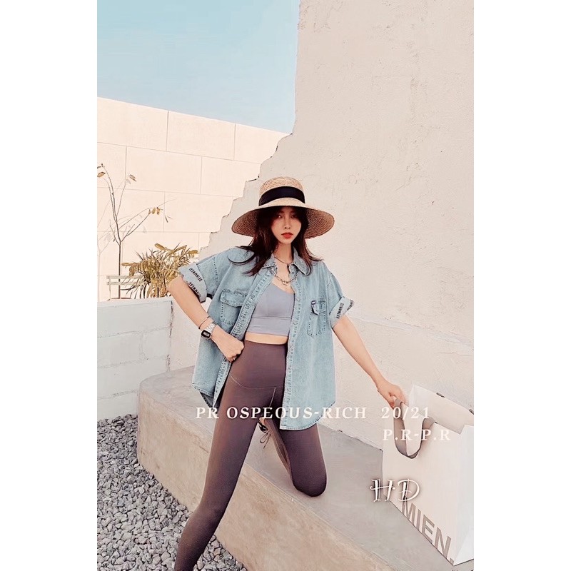 Áo sơmi jean tay chữ | BigBuy360 - bigbuy360.vn