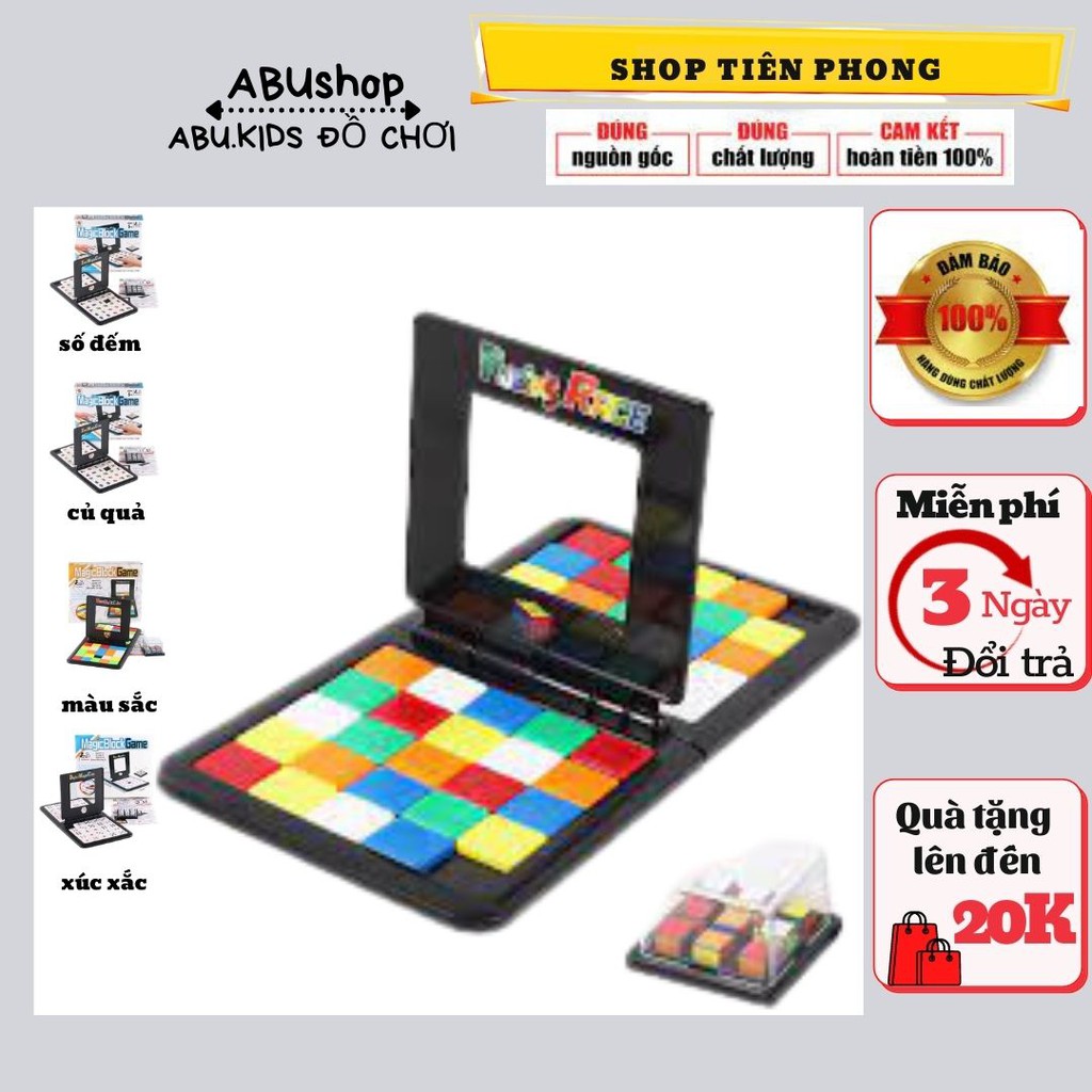 Đồ chơi cho bé RUBIK đối kháng - RUBIK Magic Block Game Đồ chơi trẻ em thông minh 4 chủ đề