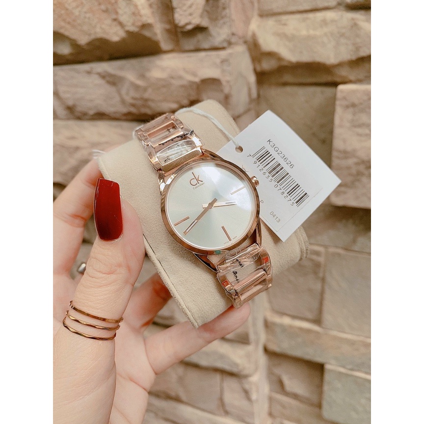 Đồng Hồ Nữ Calvin klein K3G23121 K3G23126 K3G23626 K3G23526 Dây Thép , Size 33mm