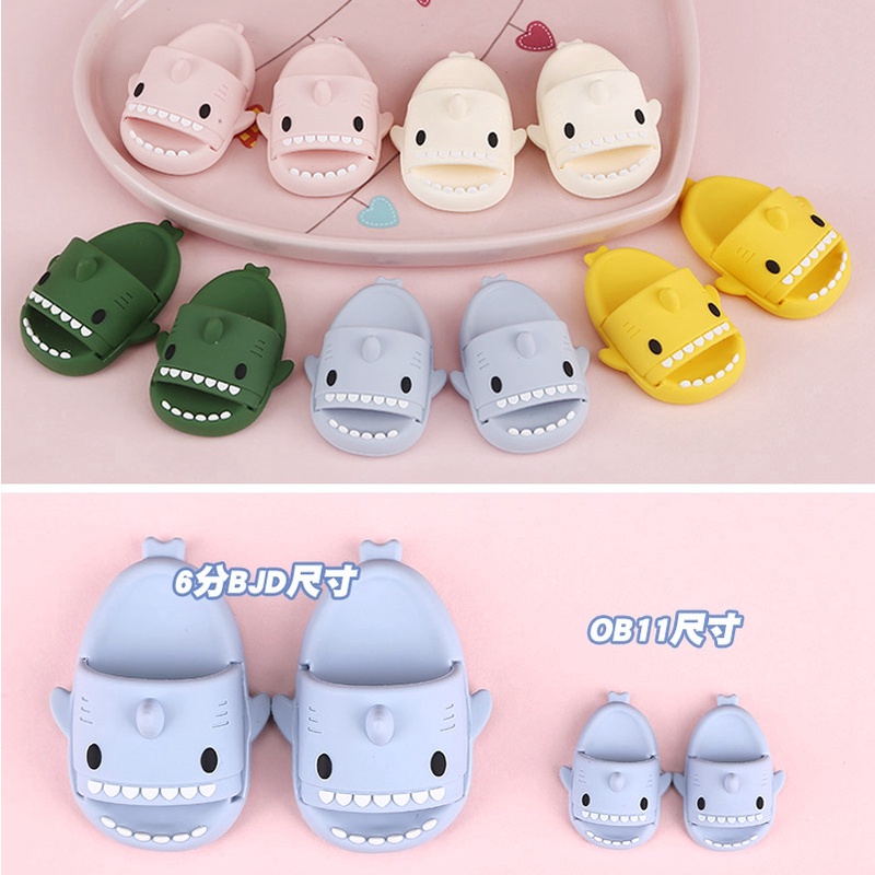 Đôi dép dễ thương thời trang cho búp bê 2.2cm 4.5cm 1/6 OB11