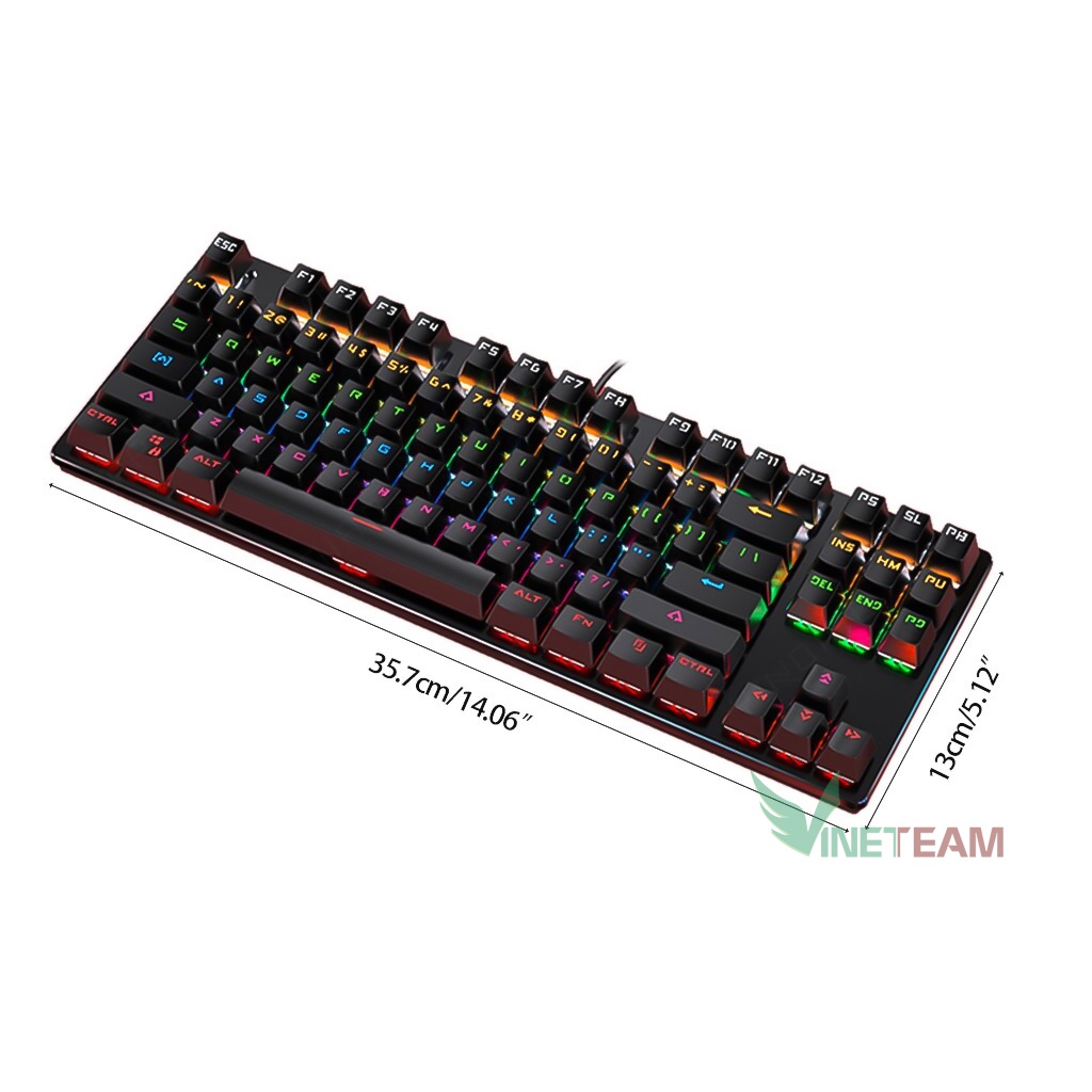 Bàn Phím Cơ Gaming K400 Led siêu đẹp - 10 Chế Độ Khác Nhau- Máy Tính PC - Laptop- Chuyên Game -dc4711