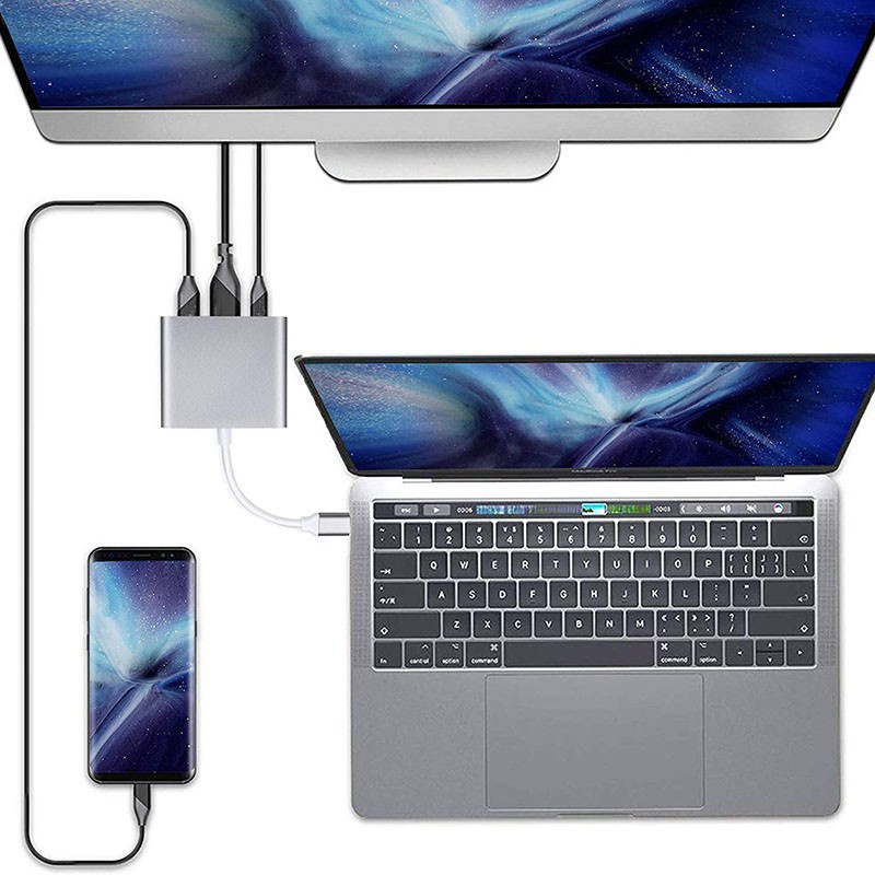 Dây Cáp Chuyển Đổi Type-C Cho Apple Usb-C Digital Av Multiport Adapter Mj1K2Am / A Hdmi And Usb New Fw3