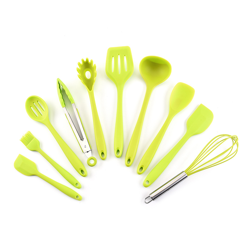 Bộ 10 dụng cụ nhà bếp chống dính phong cách hiện đại đơn giản