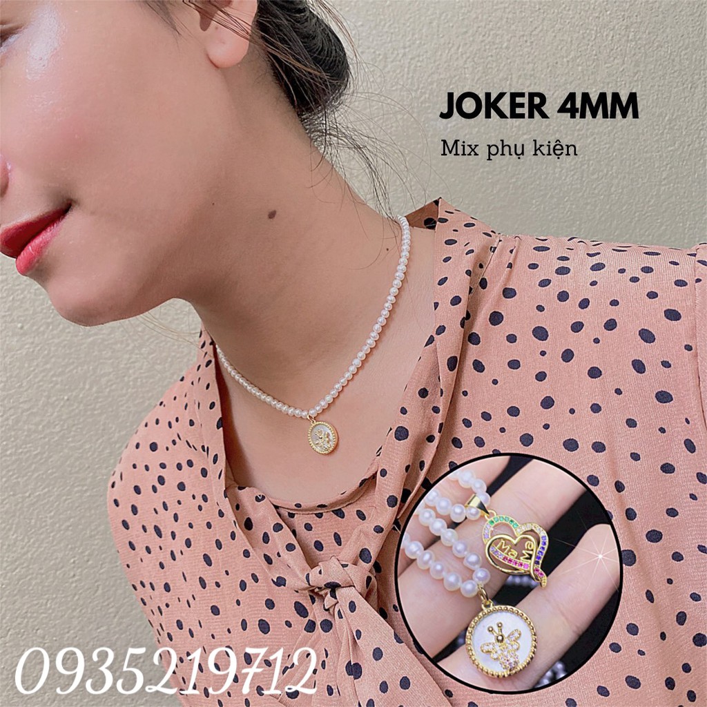 Vòng dây chuyền Jorker mix charm đa dạng kiểu charm thoải mái cho chị em lựa chọn, phù hợp với mọi lứa tuổi