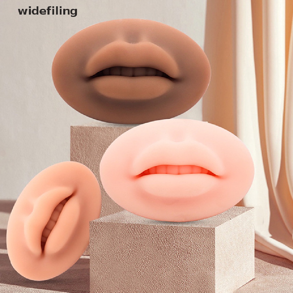 [Hàng mới về] Mô hình đôi môi 5d bằng silicone dùng thực hành xăm