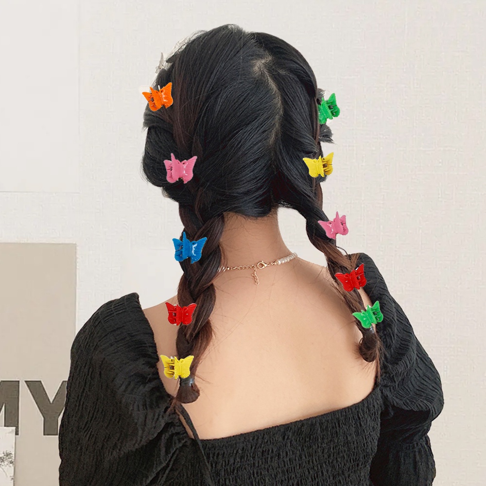 Kẹp Tóc Mini Hình Bướm 3D Dễ Thương Cho Nữ
