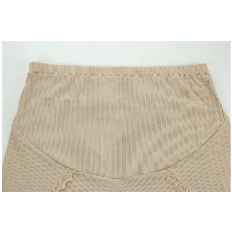 Quần lót bằng cotton lưng cao phối ren có thể điều chỉnh kích thước lớn an toàn cho phụ nữ mang thai