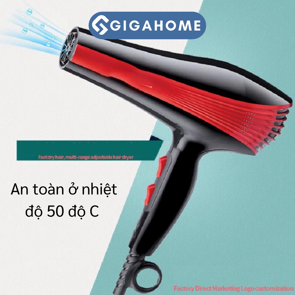 Máy Sấy Tóc Công Suất Lớn Tạo Kiểu GIGAHOME Làm Khô Nhanh 9004