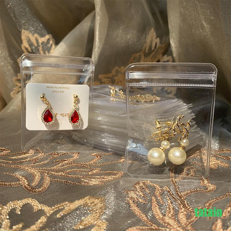 Set 20 Túi Zip Pvc Trong Suốt 26 Dây Đựng Trang Sức Tiện Dụng