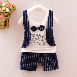 Set yếm áo quần bé trai